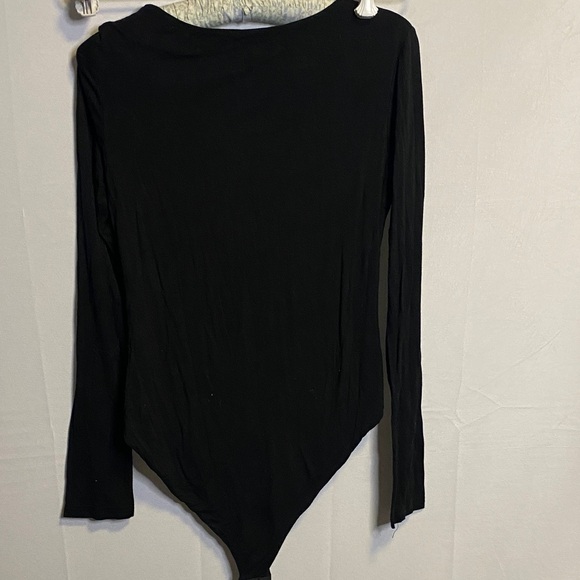 Mango Elegant Black Long Sleeve Bodysuit - Picture 5 of 6